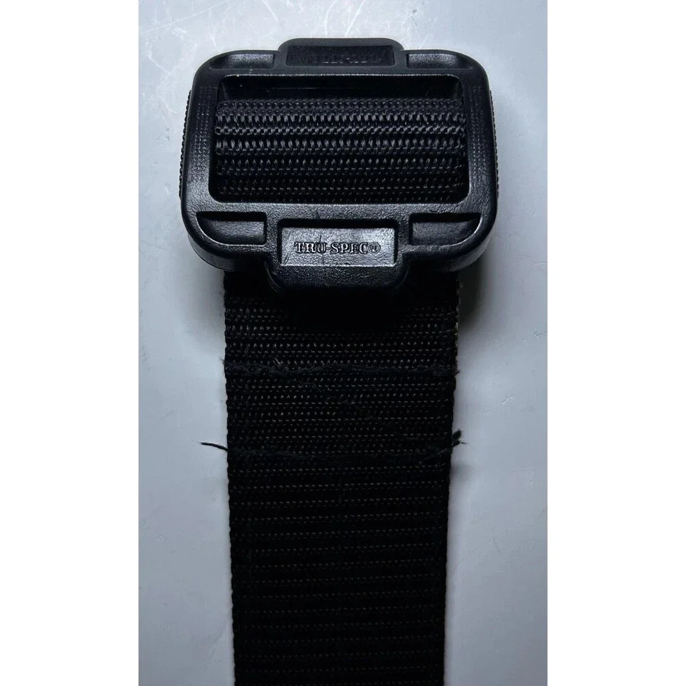 TRU-SPEC Black Nylon Duty Belt 3XL Tactical Web Gear Police Security Utility